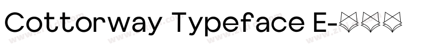 Cottorway Typeface E字体转换